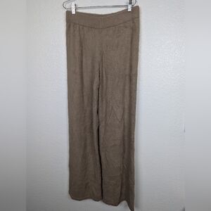 NWOT Spiritual Gangster fuzzy eyelash wide leg pants